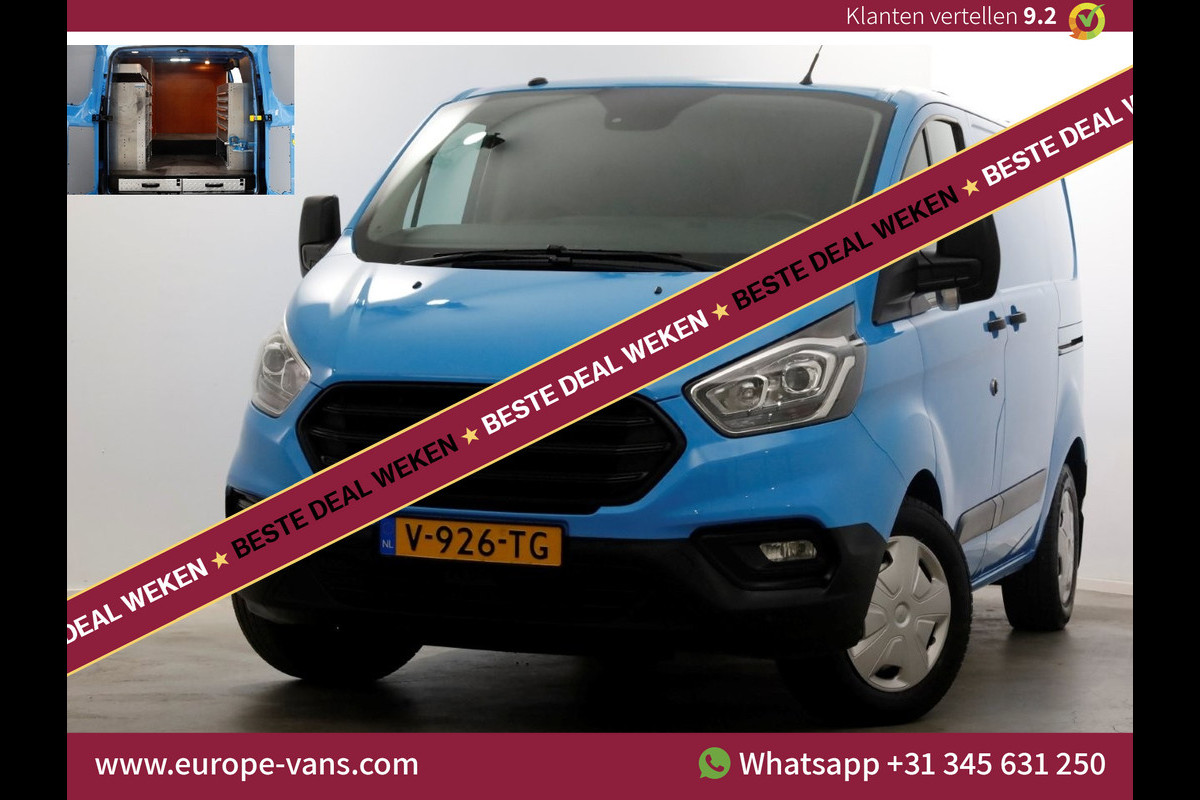 Ford Transit Custom 340 2.0 TDCI 130pk E6 L1H1 Trend Airco/Inrichting/2x Schuifdeur 11-2018