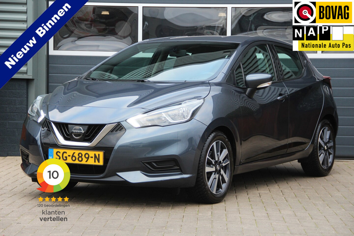 Nissan Micra 0.9 IG-T Acenta CarPlay | Airco | Cruise | Brake Assist | Rijbaan assist | Sportstuurwiel