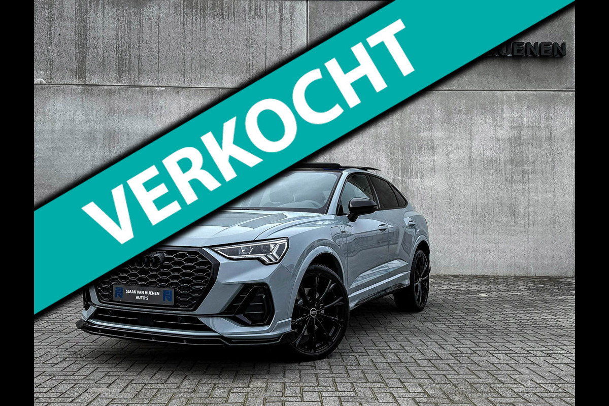 Audi Q3 Sportback 45TFSI e 245pk S-Tronic Competition S Edition S-Line 1éEig 8Dkm! Audi Exclusive|Pano|Ambiance|Camera|Matrix|RSQ3