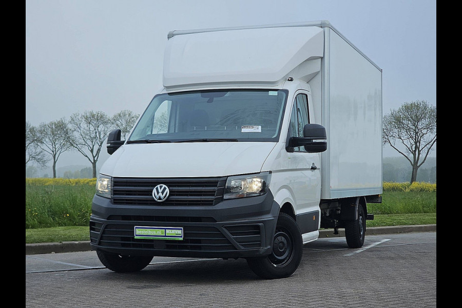 Volkswagen Crafter 35 2.0 TDI Bakwagen Laadklep Airco Zijdeur Spoiler Lat-om-Lat Betimmerd CruiseControl Carplay 140Pk Euro6!