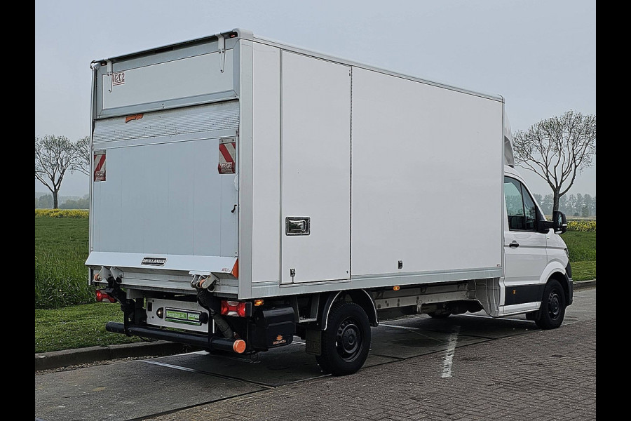 Volkswagen Crafter 35 2.0 TDI Bakwagen Laadklep Airco Zijdeur Spoiler Lat-om-Lat Betimmerd CruiseControl Carplay 140Pk Euro6!