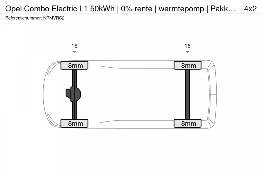 Opel Combo Electric L1 50kWh | 0% rente | warmtepomp | Pakket Comfort Connect | betimmering | verwarmde stoelen | EcoLED koplampen | rijklaarprijs