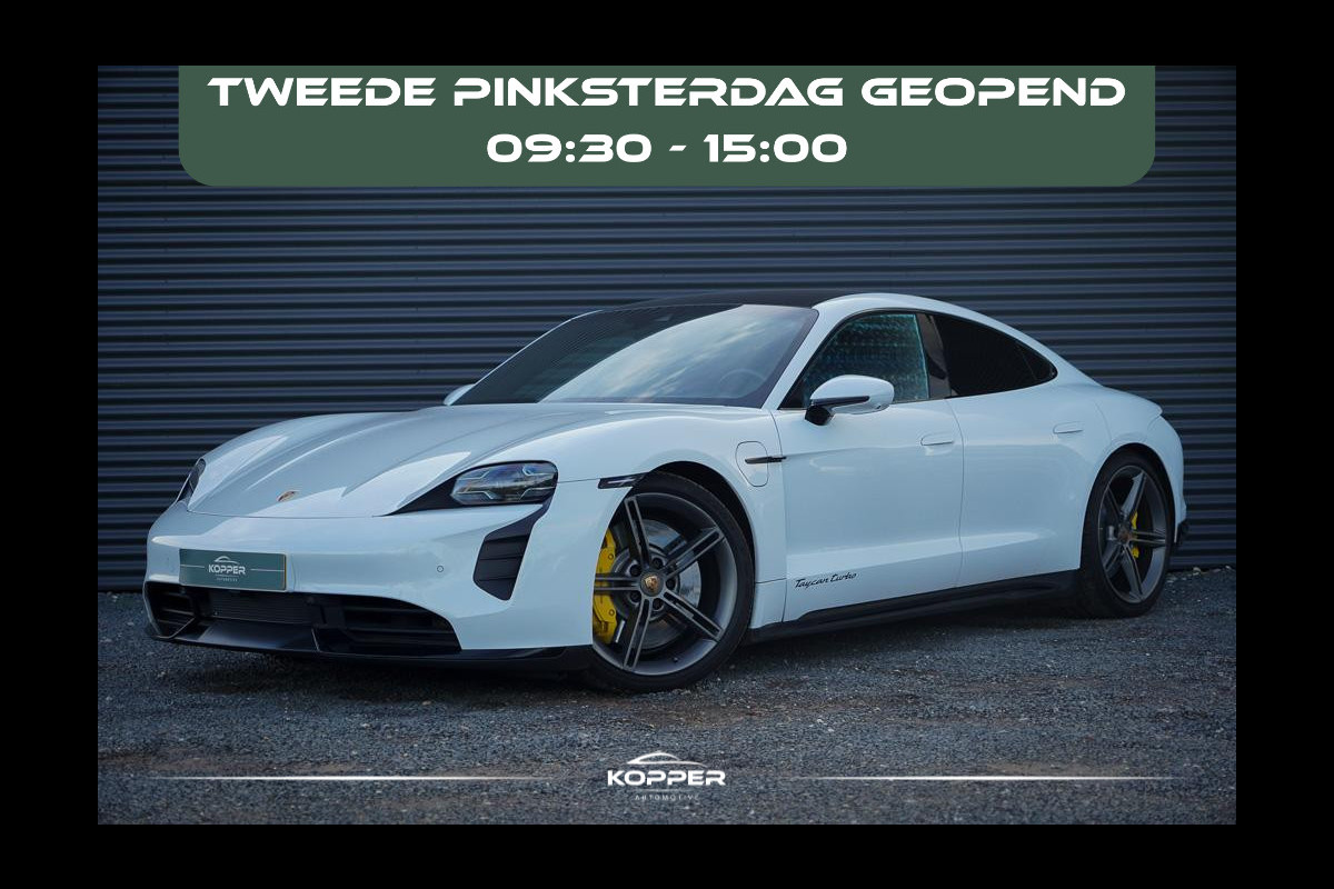 Porsche Taycan Turbo 93 kWh / 4Wiel Sturing / Pano / Passenger Display / Coated Brakes / Incl BTW