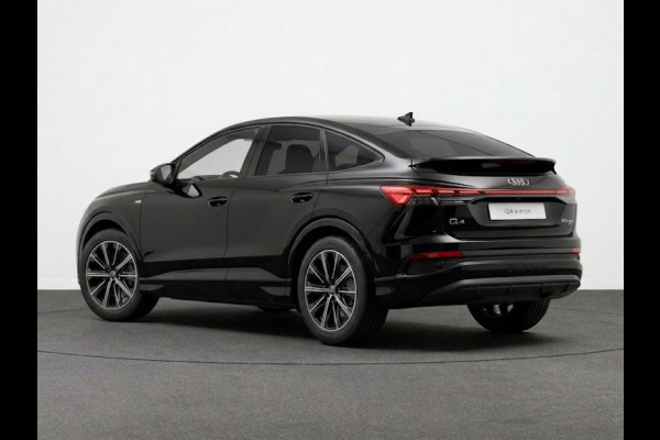 Audi Q4 Sportback e-tron 45 S edition Competition 82 kWh 286 pk | Assistentiepakket plus | Optiekpakket zwart plus | Ambient lichtpakket | Stoelverwarming voor |