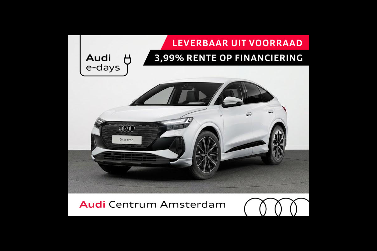 Audi Q4 Sportback e-tron 45 S edition Competition 82 kWh 286 pk | Assistentiepakket plus | Trekhaak | Ambient lichtpakket | Optiekpakket zwart plus |