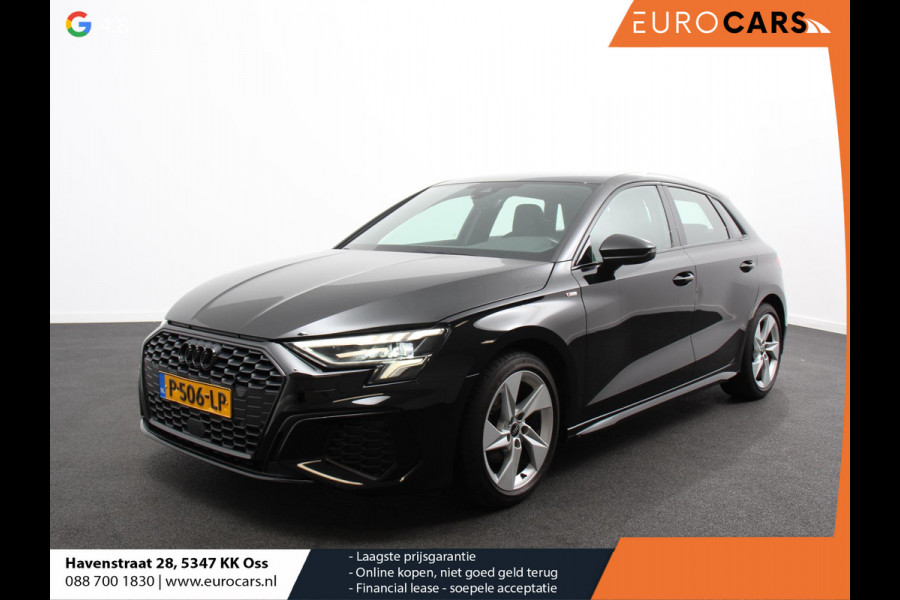 Audi A3 Sportback 30 TFSI S edition S-tronic Navigatie Apple Carplay/Android Auto Parkeersensoren Adaptive Cruise Control Full Led Climate Control Virtual Cockpit Lichtmetalen velgen