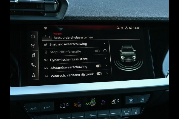 Audi A3 Sportback 40 TFSI e S-Line | Soh% 92,5 | Sportstoel | Adaptive cruise control | Led | Stoelverwarming