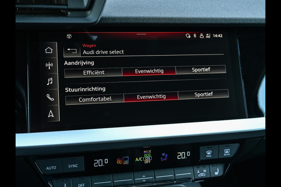 Audi A3 Sportback 40 TFSI e S-Line | Soh% 92,5 | Sportstoel | Adaptive cruise control | Led | Stoelverwarming