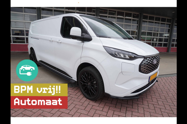 Ford E-Transit Cust. 320L L2H1 Limited 65 kWh 160KW/218PK Automaat met POWERPACK Nr. V029 | Airco | Cruise | Apple CP| 20"LM velgen | Trekhaak | Spoilers DEMO