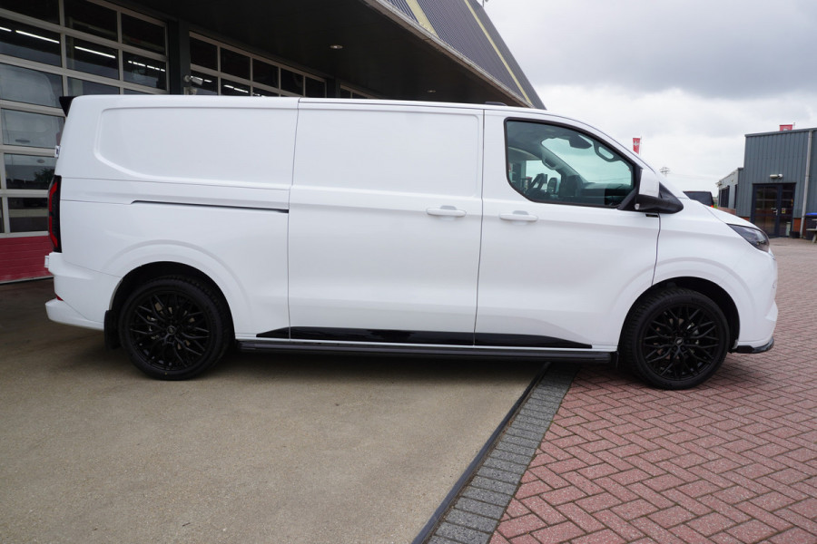 Ford E-Transit Cust. 320L L2H1 Limited 65 kWh 160KW/218PK Automaat met POWERPACK Nr. V029 | Airco | Cruise | Apple CP| 20"LM velgen | Trekhaak | Spoilers DEMO