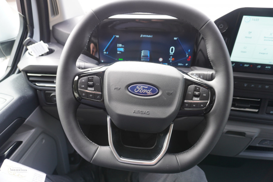 Ford E-Transit Cust. 320L L2H1 Limited 65 kWh 160KW/218PK Automaat met POWERPACK Nr. V029 | Airco | Cruise | Apple CP| 20"LM velgen | Trekhaak | Spoilers DEMO