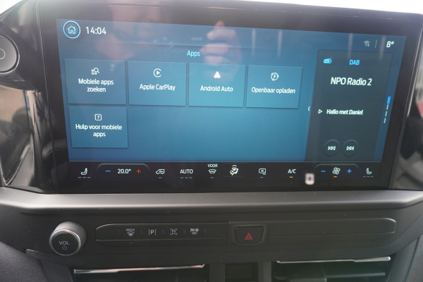 Ford E-Transit Cust. 320L L2H1 Limited 65 kWh 160KW/218PK Automaat met POWERPACK Nr. V029 | Airco | Cruise | Apple CP| 20"LM velgen | Trekhaak | Spoilers DEMO