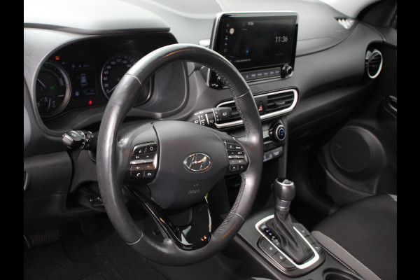 Hyundai Kona 1.6 GDI HEV Comfort Smart Automaat Climate control Cruise control Stoelverwarming Stuurverwarming Camera Parkeersensoren Lichtmetalen velgen Apple Carplay/ Android Auto