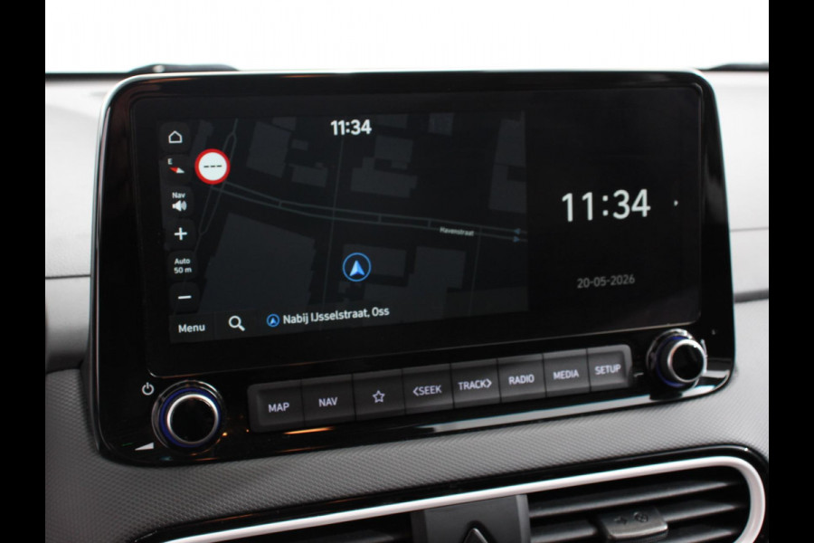 Hyundai Kona 1.6 GDI HEV Comfort Smart Automaat Climate control Cruise control Stoelverwarming Stuurverwarming Camera Parkeersensoren Lichtmetalen velgen Apple Carplay/ Android Auto