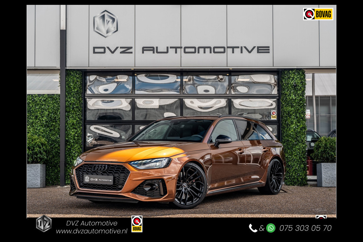 Audi RS4 2.9 TFSI 450PK Quattro | RS Dynamic | B&O Sound | Sport Uitlaat | Black Optik | BTW