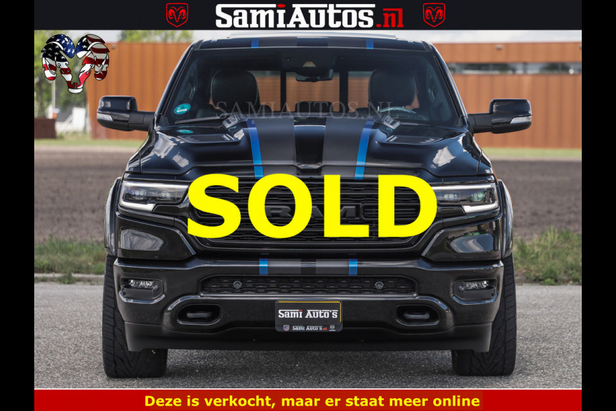 Dodge Ram HULK PACK LIMITED | 5.7 V8 | WIDE BODY | STRIPING | HUD | LUCHTVERING | OPEN UITLAAT KLEP | BOM VOL CREW CAB | DUBBELE CABINE | DC | 5 PERSOONS |