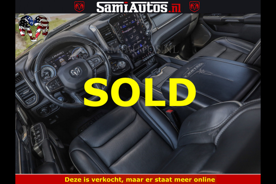 Dodge Ram HULK PACK LIMITED | 5.7 V8 | WIDE BODY | STRIPING | HUD | LUCHTVERING | OPEN UITLAAT KLEP | BOM VOL CREW CAB | DUBBELE CABINE | DC | 5 PERSOONS |