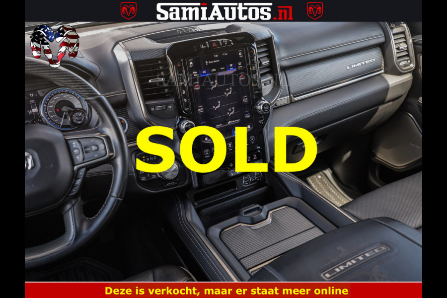 Dodge Ram HULK PACK LIMITED | 5.7 V8 | WIDE BODY | STRIPING | HUD | LUCHTVERING | OPEN UITLAAT KLEP | BOM VOL CREW CAB | DUBBELE CABINE | DC | 5 PERSOONS |