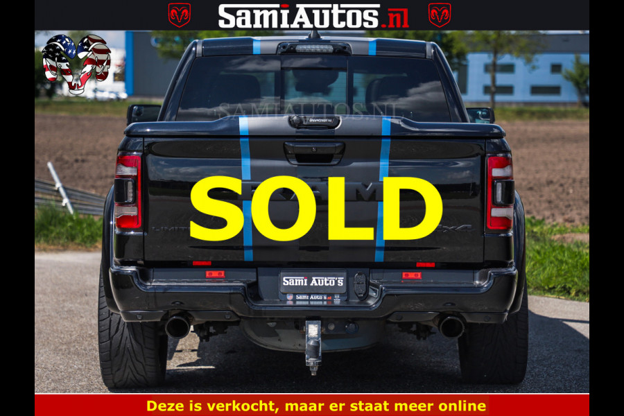 Dodge Ram HULK PACK LIMITED | 5.7 V8 | WIDE BODY | STRIPING | HUD | LUCHTVERING | OPEN UITLAAT KLEP | BOM VOL CREW CAB | DUBBELE CABINE | DC | 5 PERSOONS |