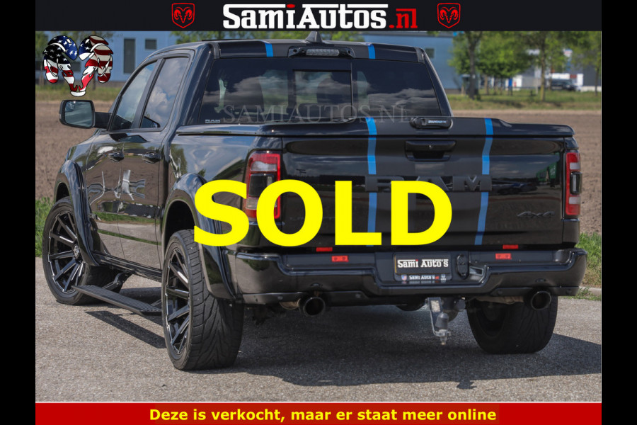 Dodge Ram HULK PACK LIMITED | 5.7 V8 | WIDE BODY | STRIPING | HUD | LUCHTVERING | OPEN UITLAAT KLEP | BOM VOL CREW CAB | DUBBELE CABINE | DC | 5 PERSOONS |