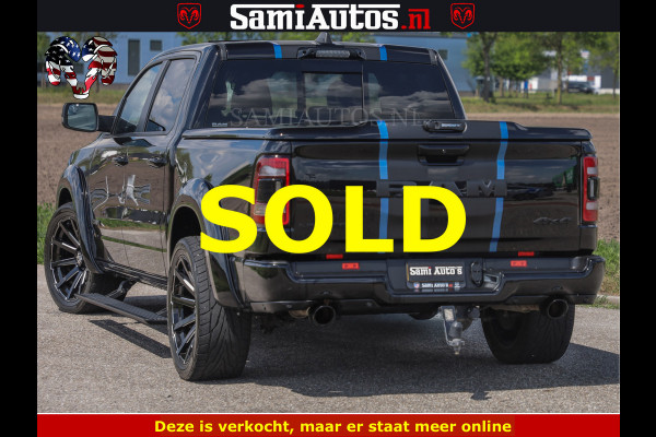 Dodge Ram HULK PACK LIMITED | 5.7 V8 | WIDE BODY | STRIPING | HUD | LUCHTVERING | OPEN UITLAAT KLEP | BOM VOL CREW CAB | DUBBELE CABINE | DC | 5 PERSOONS |