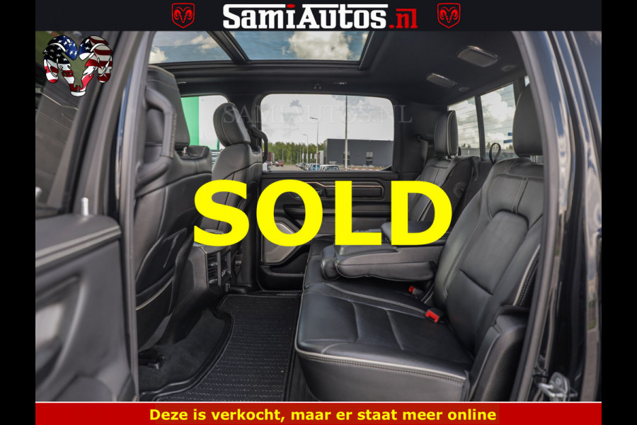 Dodge Ram HULK PACK LIMITED | 5.7 V8 | WIDE BODY | STRIPING | HUD | LUCHTVERING | OPEN UITLAAT KLEP | BOM VOL CREW CAB | DUBBELE CABINE | DC | 5 PERSOONS |