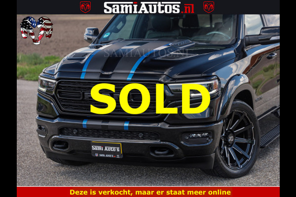 Dodge Ram HULK PACK LIMITED | 5.7 V8 | WIDE BODY | STRIPING | HUD | LUCHTVERING | OPEN UITLAAT KLEP | BOM VOL CREW CAB | DUBBELE CABINE | DC | 5 PERSOONS |