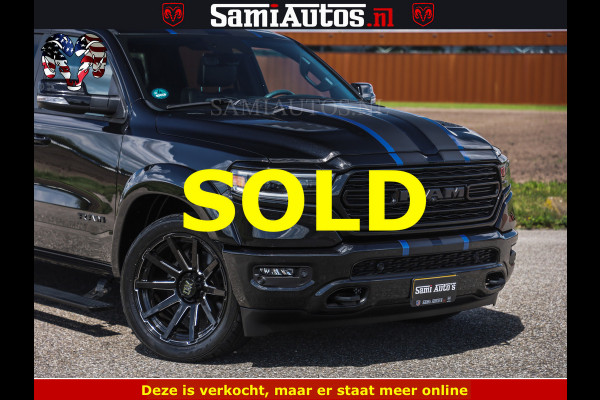 Dodge Ram HULK PACK LIMITED | 5.7 V8 | WIDE BODY | STRIPING | HUD | LUCHTVERING | OPEN UITLAAT KLEP | BOM VOL CREW CAB | DUBBELE CABINE | DC | 5 PERSOONS |