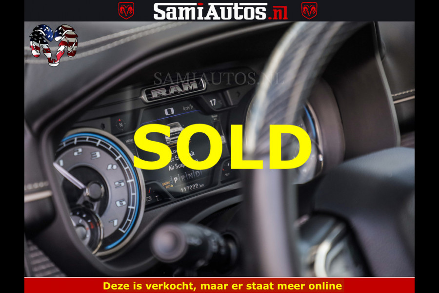 Dodge Ram HULK PACK LIMITED | 5.7 V8 | WIDE BODY | STRIPING | HUD | LUCHTVERING | OPEN UITLAAT KLEP | BOM VOL CREW CAB | DUBBELE CABINE | DC | 5 PERSOONS |