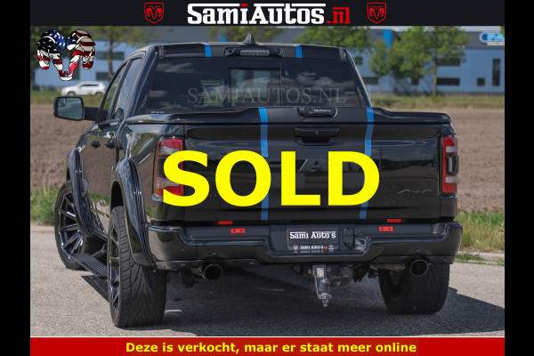 Dodge Ram HULK PACK LIMITED | 5.7 V8 | WIDE BODY | STRIPING | HUD | LUCHTVERING | OPEN UITLAAT KLEP | BOM VOL CREW CAB | DUBBELE CABINE | DC | 5 PERSOONS |