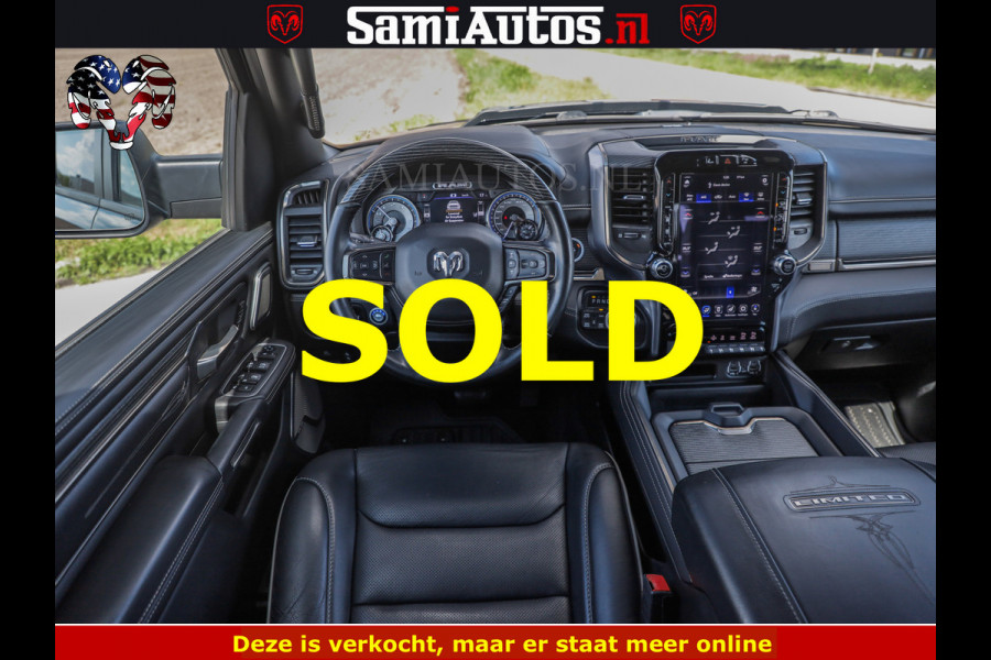 Dodge Ram HULK PACK LIMITED | 5.7 V8 | WIDE BODY | STRIPING | HUD | LUCHTVERING | OPEN UITLAAT KLEP | BOM VOL CREW CAB | DUBBELE CABINE | DC | 5 PERSOONS |