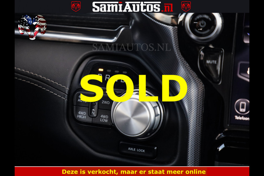 Dodge Ram HULK PACK LIMITED | 5.7 V8 | WIDE BODY | STRIPING | HUD | LUCHTVERING | OPEN UITLAAT KLEP | BOM VOL CREW CAB | DUBBELE CABINE | DC | 5 PERSOONS |