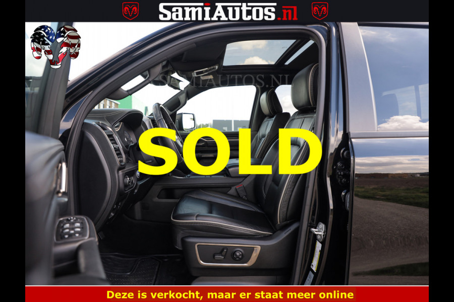 Dodge Ram HULK PACK LIMITED | 5.7 V8 | WIDE BODY | STRIPING | HUD | LUCHTVERING | OPEN UITLAAT KLEP | BOM VOL CREW CAB | DUBBELE CABINE | DC | 5 PERSOONS |