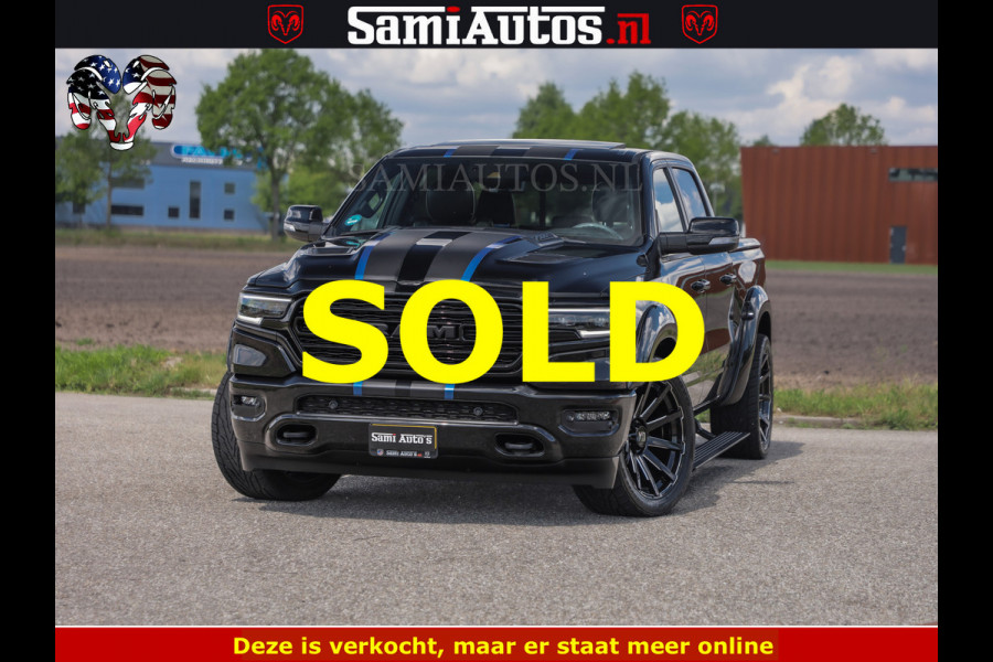 Dodge Ram HULK PACK LIMITED | 5.7 V8 | WIDE BODY | STRIPING | HUD | LUCHTVERING | OPEN UITLAAT KLEP | BOM VOL CREW CAB | DUBBELE CABINE | DC | 5 PERSOONS |