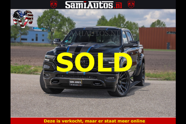 Dodge Ram HULK PACK LIMITED | 5.7 V8 | WIDE BODY | STRIPING | HUD | LUCHTVERING | OPEN UITLAAT KLEP | BOM VOL CREW CAB | DUBBELE CABINE | DC | 5 PERSOONS |