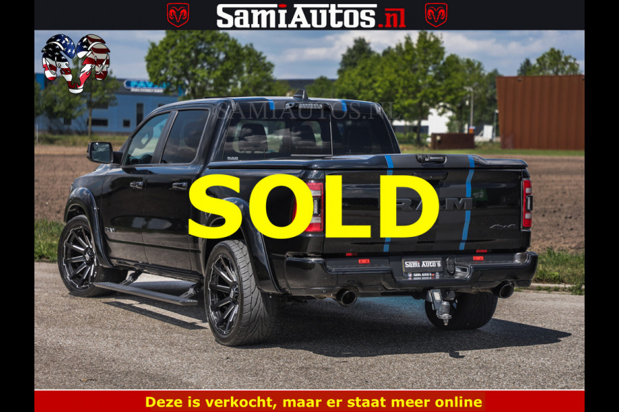 Dodge Ram HULK PACK LIMITED | 5.7 V8 | WIDE BODY | STRIPING | HUD | LUCHTVERING | OPEN UITLAAT KLEP | BOM VOL CREW CAB | DUBBELE CABINE | DC | 5 PERSOONS |