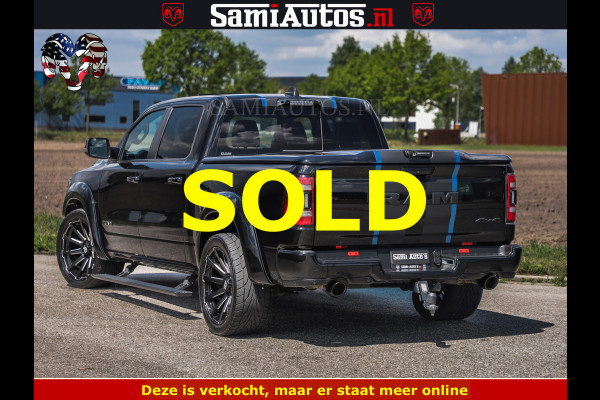 Dodge Ram HULK PACK LIMITED | 5.7 V8 | WIDE BODY | STRIPING | HUD | LUCHTVERING | OPEN UITLAAT KLEP | BOM VOL CREW CAB | DUBBELE CABINE | DC | 5 PERSOONS |