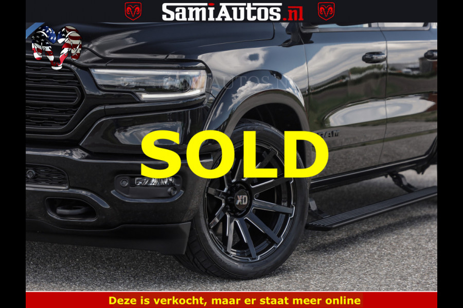 Dodge Ram HULK PACK LIMITED | 5.7 V8 | WIDE BODY | STRIPING | HUD | LUCHTVERING | OPEN UITLAAT KLEP | BOM VOL CREW CAB | DUBBELE CABINE | DC | 5 PERSOONS |