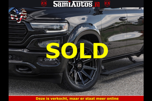 Dodge Ram HULK PACK LIMITED | 5.7 V8 | WIDE BODY | STRIPING | HUD | LUCHTVERING | OPEN UITLAAT KLEP | BOM VOL CREW CAB | DUBBELE CABINE | DC | 5 PERSOONS |