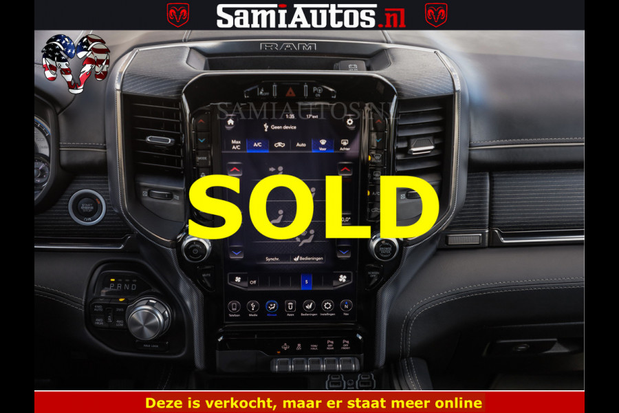 Dodge Ram HULK PACK LIMITED | 5.7 V8 | WIDE BODY | STRIPING | HUD | LUCHTVERING | OPEN UITLAAT KLEP | BOM VOL CREW CAB | DUBBELE CABINE | DC | 5 PERSOONS |