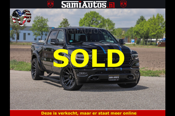 Dodge Ram HULK PACK LIMITED | 5.7 V8 | WIDE BODY | STRIPING | HUD | LUCHTVERING | OPEN UITLAAT KLEP | BOM VOL CREW CAB | DUBBELE CABINE | DC | 5 PERSOONS |