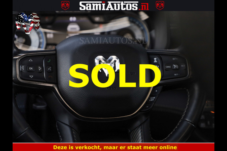 Dodge Ram HULK PACK LIMITED | 5.7 V8 | WIDE BODY | STRIPING | HUD | LUCHTVERING | OPEN UITLAAT KLEP | BOM VOL CREW CAB | DUBBELE CABINE | DC | 5 PERSOONS |