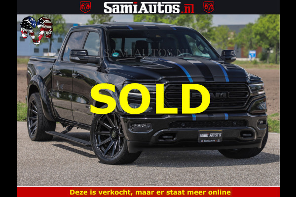 Dodge Ram HULK PACK LIMITED | 5.7 V8 | WIDE BODY | STRIPING | HUD | LUCHTVERING | OPEN UITLAAT KLEP | BOM VOL CREW CAB | DUBBELE CABINE | DC | 5 PERSOONS |