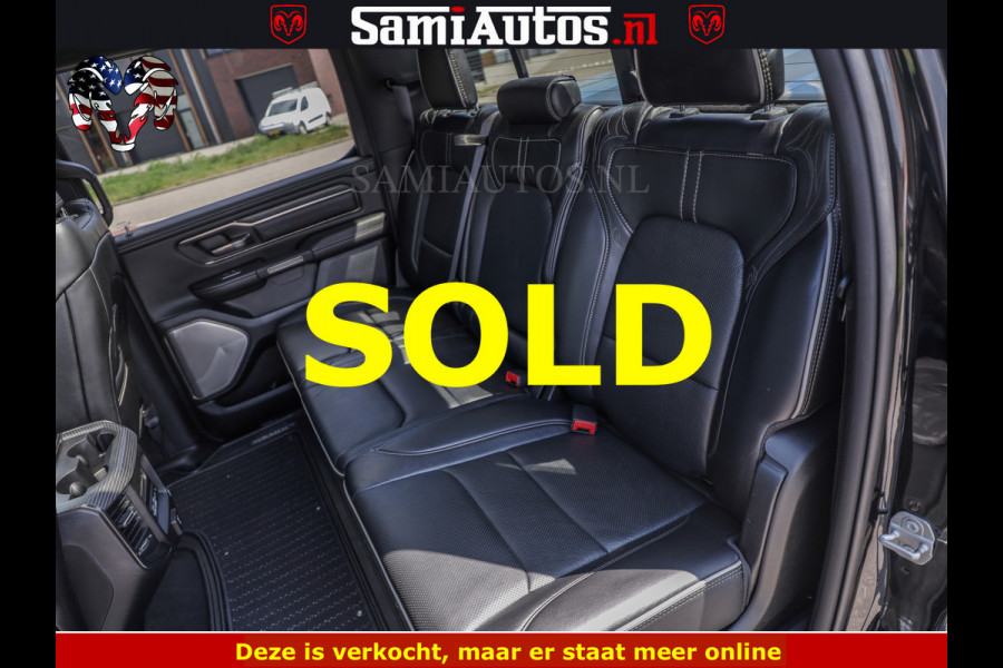 Dodge Ram HULK PACK LIMITED | 5.7 V8 | WIDE BODY | STRIPING | HUD | LUCHTVERING | OPEN UITLAAT KLEP | BOM VOL CREW CAB | DUBBELE CABINE | DC | 5 PERSOONS |