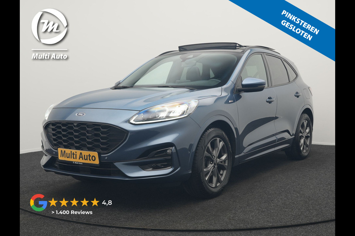 Ford Kuga 1.5 EcoBoost ST-Line X 150pk Dealer O.H. 1800kg Trekgewicht | Panodak | Adaptive Cruise | 360 Camera | Bang & Olufsen | Alcantara Sportstoelen & Stuur Verwarmd | Apple Carplay | Keyless | Blis | Navigatie | DAB |