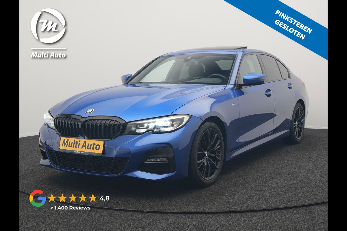 BMW 3 Serie 318i M Sport Shadow 156pk Dealer O.H | Panodak | Alcantara Sportstoelen Verwarmd | Camera & Parkassist | Keyless | Hifi Audio | Apple Carplay | 18"L.M | Sfeerverlichting |