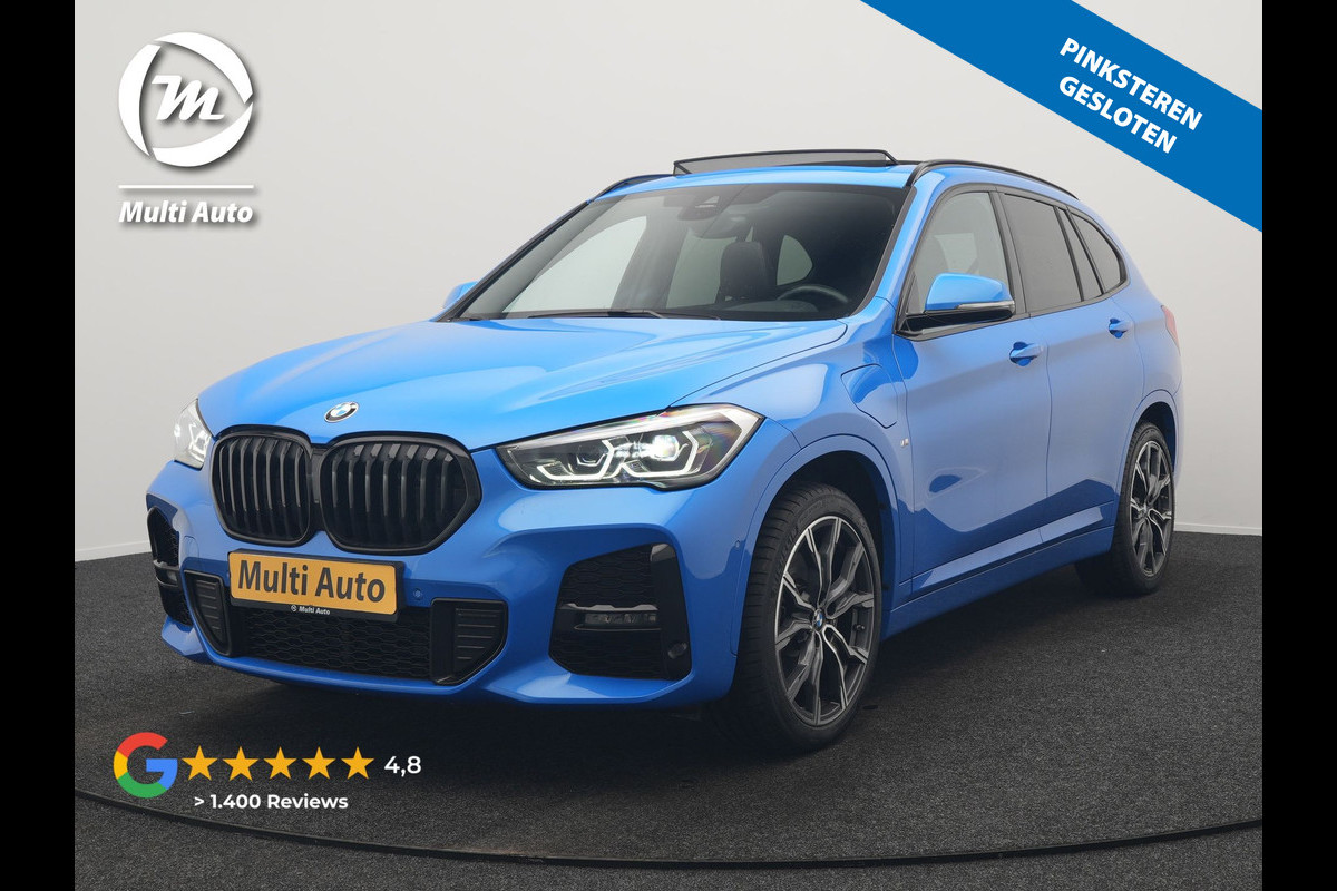 BMW X1 xDrive25e M Sport PHEV 221pk Dealer O.H | Trekhaak Afn. | Panodak | Camera | Sportstoelen & Sportstuur Verwarmd | Hifi Audio | Cruise Control | Sfeerverlichting | Navigatie | DAB | 19"L.M | Plug In Hybrid |