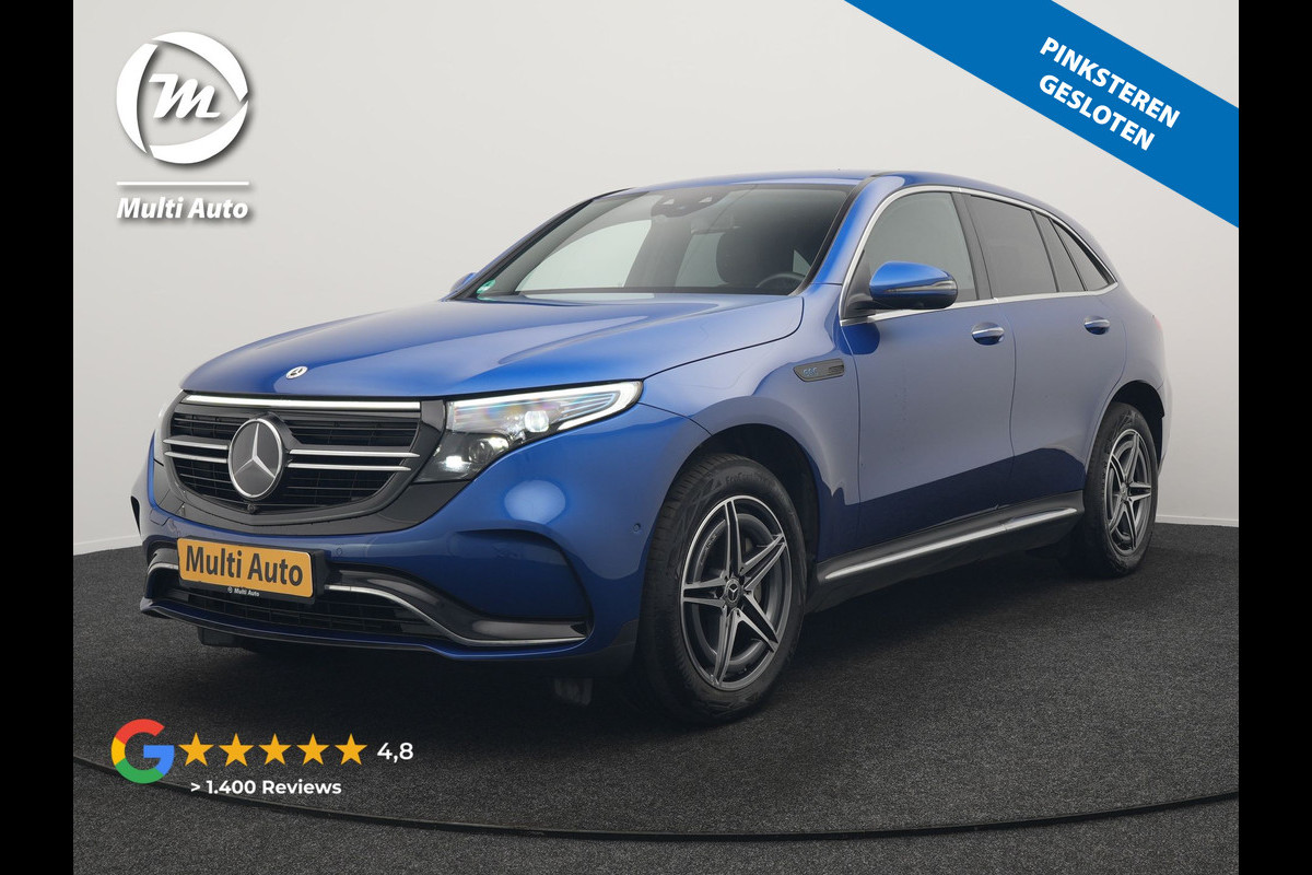 Mercedes-Benz EQC 400 4MATIC AMG Line 408pk 85 kWh INCL BTW | Trekhaak af Fabriek | Adaptive Cruise | 360 Camera | Multibeam LED | Standkachel | Sfeerverlichting | 19"L.M | Widescreen | Keyless | BLIS |