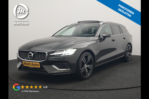 Volvo V60 T6 Recharge AWD Inscription PHEV 340pk Dealer O.H. | Panodak | Camera | Lederen Sportstoelen Memory & Verwarmd | Stuur Verwarmd | Keyless | Navigatie | DAB | Cruise Control | Plug In Hybrid |