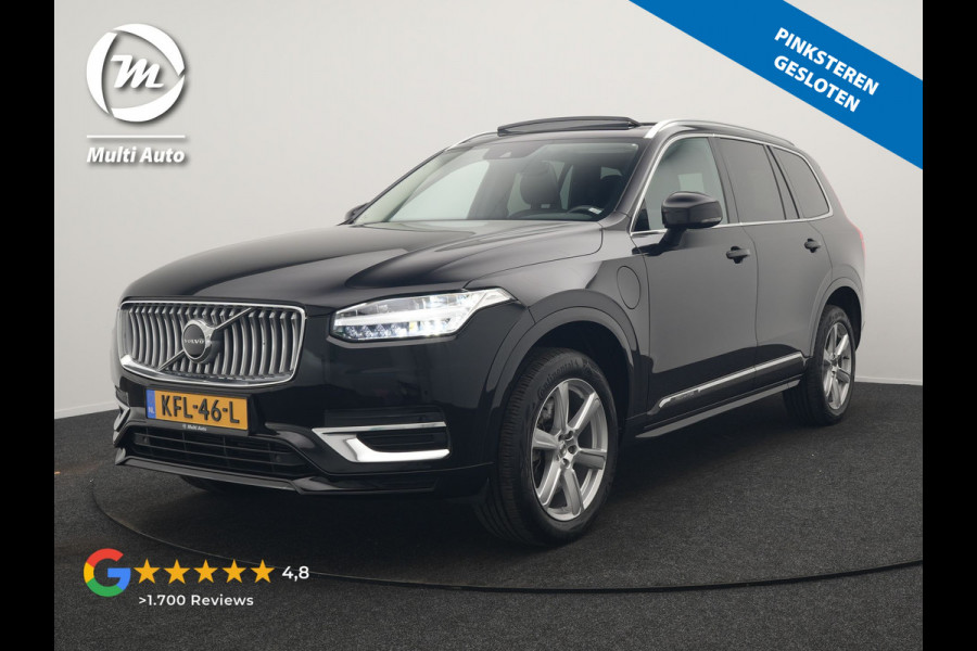 Volvo XC90 T8 Recharge AWD Inscription 7 Persoons PHEV 394pk | Panodak | Adaptive Cruise | Camera | Lederen Sportstoelen Memory & Verwarmd | Stuur Verwarmd | Keyless | Blis | Apple Carplay | Navigatie | DAB | Plug In Hybrid |